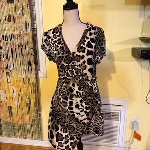 Rave Animal Print - Sexy Mini Dress/blouse